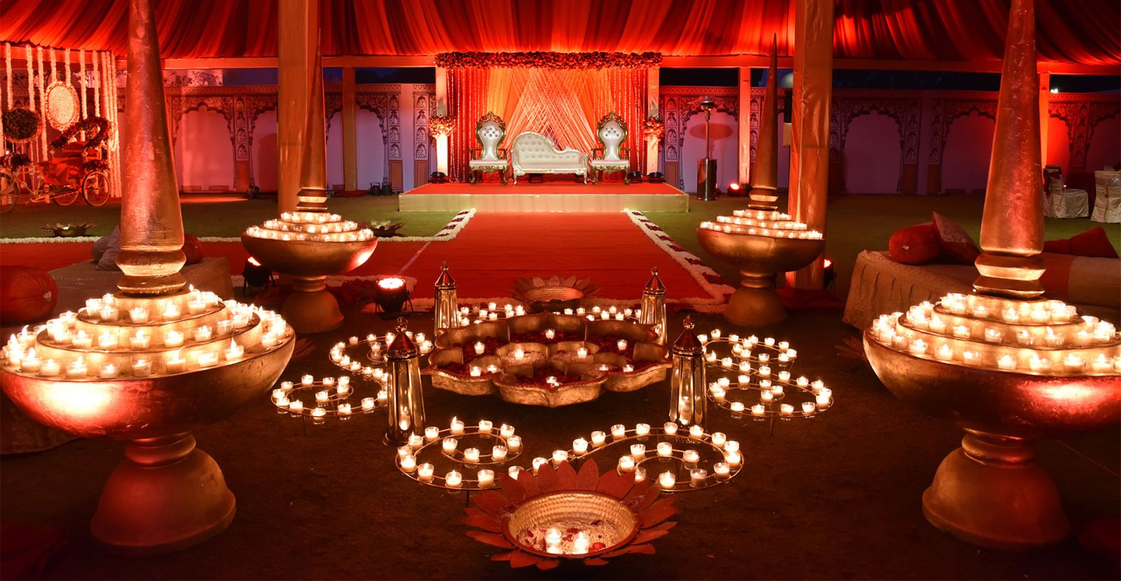 Glamorous Backyard Wedding Decor By Royal Luxury Events - Houston Wedding  Blog
